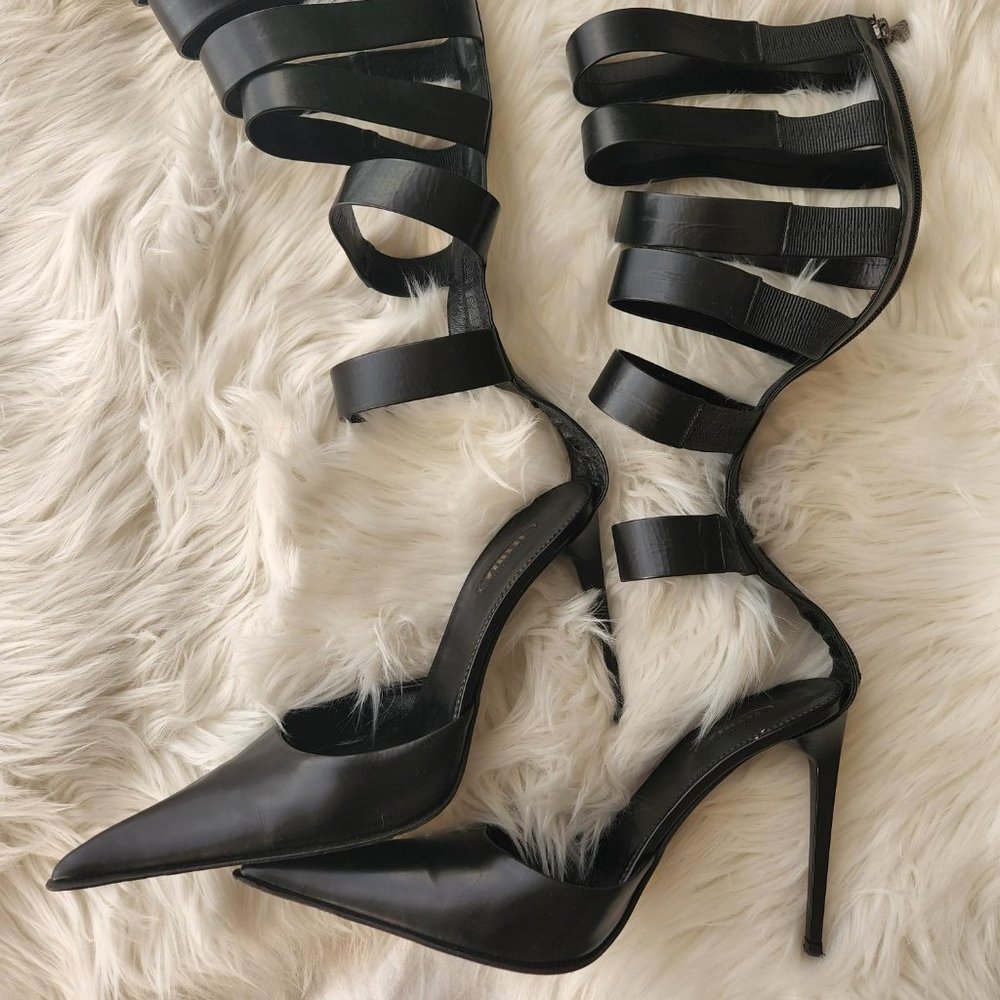 Le Silla Gladiator Knee high Stilettos